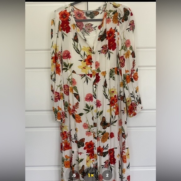 Rose Beverly Floral Print Maxi Dress - Multicolor - Picture 6 of 15